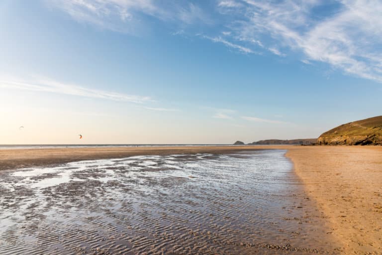 Perranporth beach - perfect for self-catering holidays in Cornwall