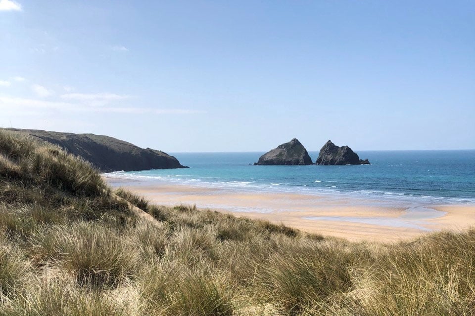 Holywell Bay, National Trust, Cornwall