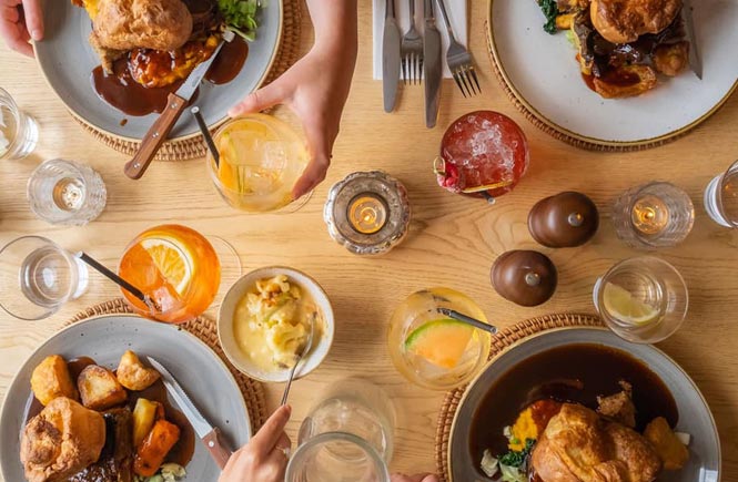 Sunday roast at The Longstore, Cornwall